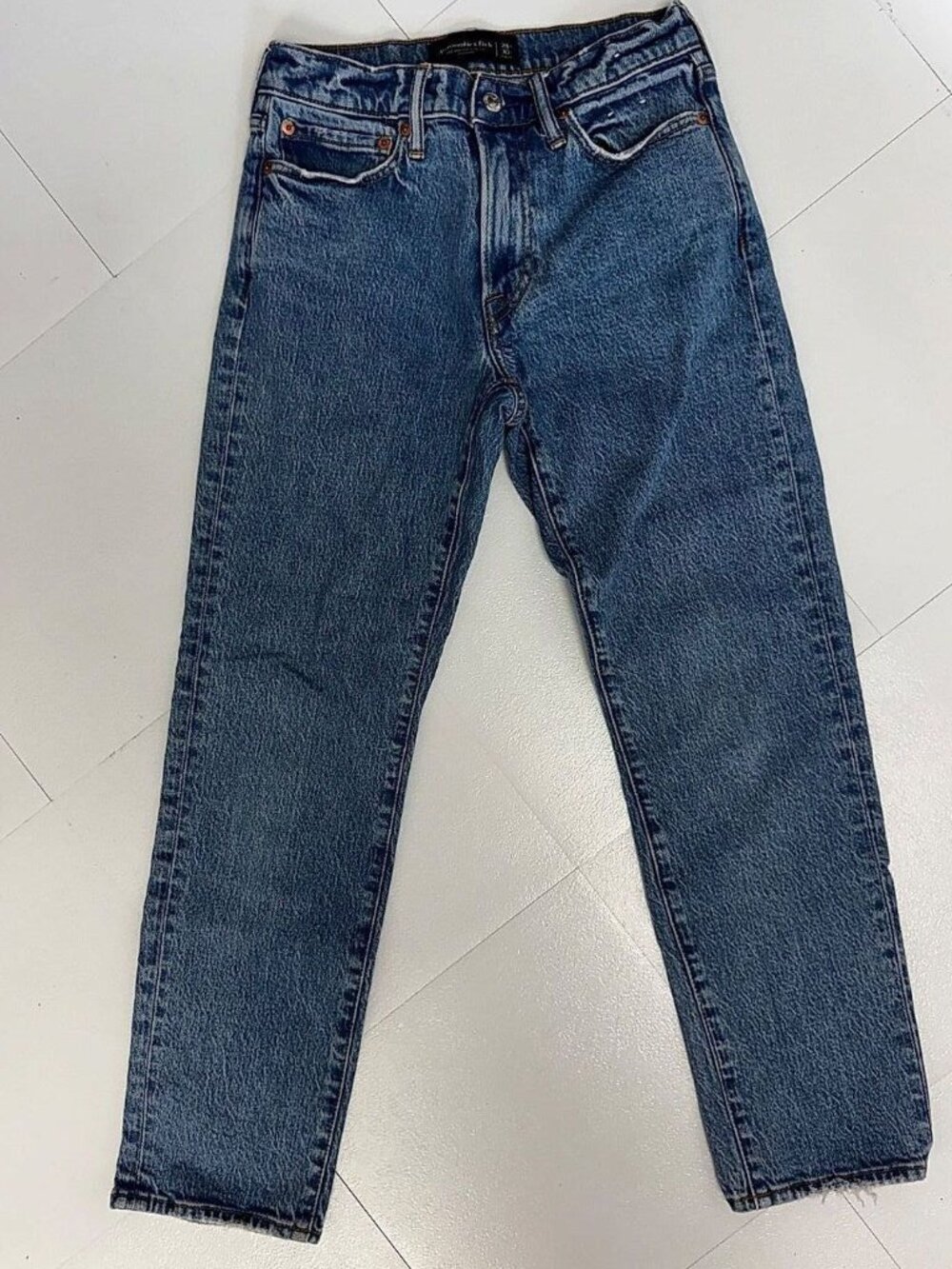 Abercrombie & Fitch A&F Vintage Stretch Straight Jeans, Women's 28W 30L
